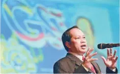  ??  ?? Companies which refuse to register for the GST by March 1 will be slapped with a RM15,000 compound and forced to register for the new tax regime, says Ahmad Maslan.