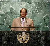  ?? FOTO: IMAGO ?? Regierte mit harter Hand: Robert Mugabe.
