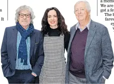  ??  ?? NEW VENTURE: Ian La Frenais, far left, and Dick Clement with theatre producer Sally Wood
