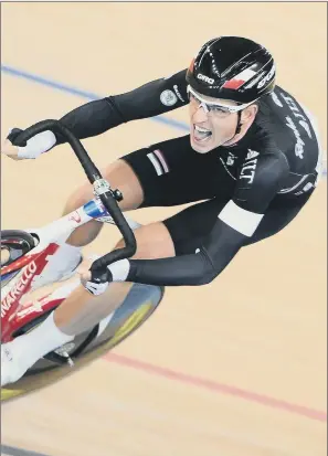  ??  ?? DRIVING SEAT: Ollie Wood is targetting being in the reckoning for two events come the 2020 Olympics in Tokyo, continuing the great Team GB tradition of the team pursuit, as well as the madison.