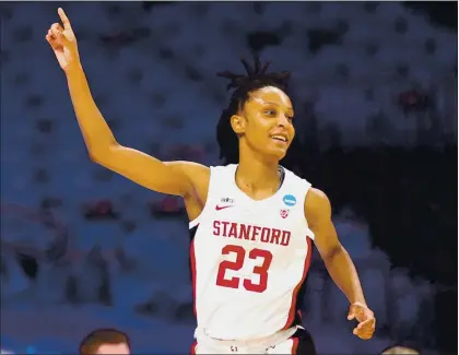  ?? CARMEN MANDATO — GETTY IMAGES ?? Stanford’s Kiana Williams wants to finish her senior season with a NCAA Tournament title in front of a hometown crowd in San Antonio, Texas.