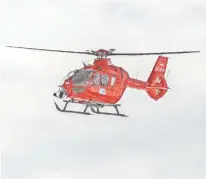  ?? MICHAEL KRI VIA ?? Ein Hubschraub­er der Firma „Heli Austria“wird in Graz im Einsatz sein