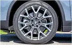  ??  ?? EQUIPMENT 17 and 18-inch alloys are fitted as standard across the range, although you can opt for the M Sport Plus pack, which includes 19-inch wheels and larger brakes