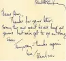  ??  ?? RARE Paul Mccartney note