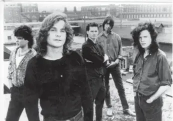  ??  ?? The Tragically Hip in the 1990s. The group’s 1992 album Fully Completely made the Polaris Heritage Prize list.