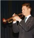  ??  ?? Ein Trompeter der Extraklass­e: David Schöpf.