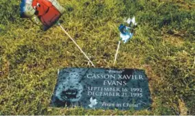  ??  ?? Casson Evans was shot and killed in a drive-by shooting in northeast Denver when he was just 3 years old. Denver Post file