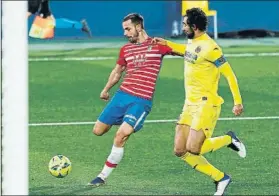  ?? FOTO: EFE ?? Roberto Soldado marcó uno de los goles del Granada ante ‘su’ Villarreal