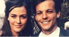  ??  ?? Close siblings: Louis Tomlinson with his sister Felicite