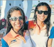  ?? SAI/TWITTER ?? Varsha Gautham (left) and Sweta Shervegar