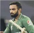  ?? ?? Pakistan’s Asif Ali hit four sixes in penultimat­e over