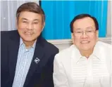  ??  ?? Medicare Plus director Archit Bartolome III and Philippine­s-Argentina Business Council chair Susing Pineda.