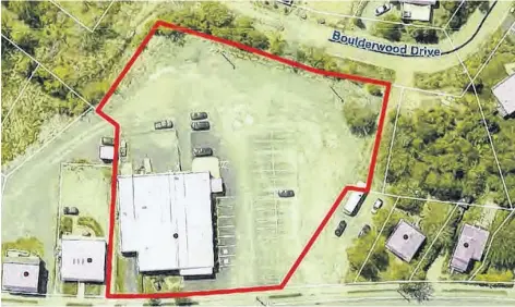  ?? CONTRIBUTE­D ?? These aerial images show the changes made to the Chant’s Funeral Home property over the past decade. The 2008 photograph shows a significan­t stand of trees on the south west (upper left) corner of the property, while the 2018 image shows that the trees were removed, and the section filled in to level off the ground. The Cape Breton Regional Municipali­ty alleges the funeral home has been operating in violation of a developmen­t agreement it signed in 2003. Property owner Sheldon Chant is asking the municipali­ty to repeal and replace that agreement.