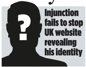  ??  ?? GAGGING ORDER: Appeal Court judges ruled that press and public interest in a celebrity’s affairs would be devastatin­g for him and his famous partner