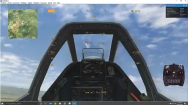  ??  ?? A number of gadgets can be selected. Here, I’ve selected the radio, overhead view, Heads Up Display (HUD), and the Nav Aid gadgets. The screen can get cluttered, but I like the Nav Aid in the corner, and others can be useful.