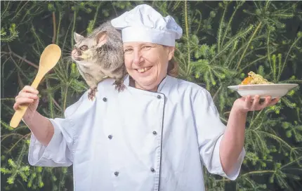 ?? Picture: JASON EDWARDS ?? MAGIC: Goldfields Comfort Inn chef Leonie Clayton has put possum on the menu.