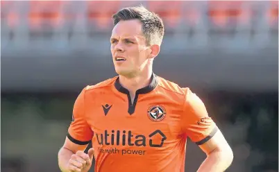  ??  ?? As ever, Dundee United will look to Lawrence Shankland for goals this afternoon.