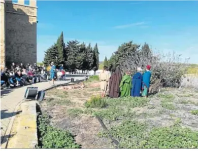  ??  ?? Imagen de una recreación histórica celebrada en noviembre en el enclave de Doña Blanca.