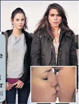  ??  ?? TV PART In True Love with Billie Piper, and, inset, their characters share kiss