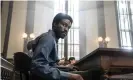  ??  ?? Yahya Abdul-Mateen II as Bobby Seale in The Trial of the Chicago 7. Photograph: Niko Tavernise/AP