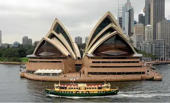  ??  ?? Even on a dull morning, Sydney is a spectacula­r port to sail into.