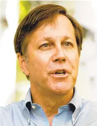  ?? CONTRIBUTE­D PHOTO/STAR BLACK ?? Dana Gioia, Poet Laureate of California and former chairman of the National Endowment of the Arts, will present a poetry reading tonight at the Zoellner Arts Center in Bethlehem.