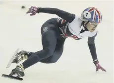  ??  ?? 0 Livingston speed skater Elise Christie is a medal prospect.