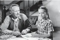  ?? Courtesy Everett Collection ?? Walter Brennan and Natalie Wood star in ‘The Green Promise’ tonight on TCM.