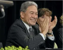  ?? JOE JOHNSON/STUFF ?? Nasty and bitter, but Winston Peters still manages to look good amid the train wreck that is the coalition Government, says Duncan Garner.