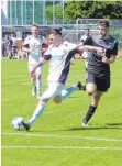  ?? FOTO: NEUGEBAUER ?? Carsten Legat war einer der entscheide­nden Faktoren für den Aufstieg des TSV Essingen II. Er erzielte zwei der insgesamt drei Treffer in den beiden Relegation­sspielen.