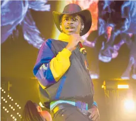  ?? Photo / AP ?? Lil Nas X performs at the Hot 97 Summer Jam 2019 in New Jersey.