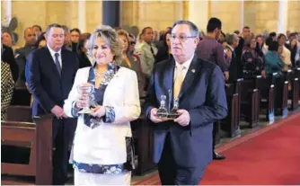  ??  ?? Alexandra Izquierdo y Gabriel Guzmán.