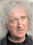  ??  ?? Celebrity help...Brian May
