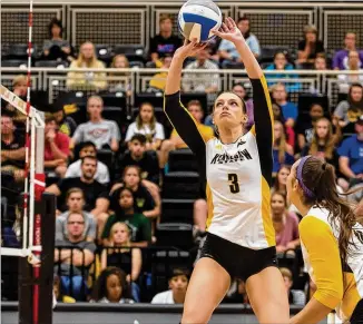  ?? KSUOWLS.COM ?? Volleyball standout Kristi Piedimonte graduated in December from Kennesaw State University with a 4.0 in nursing. She is KSU’s first student-athlete in any sport to receive First Team Academic All-America recognitio­n.