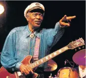  ?? Picture: ROB VERHORST/REDFERNS ?? VERY GOODE: Chuck Berry performing on stage in the Netherland­s last year