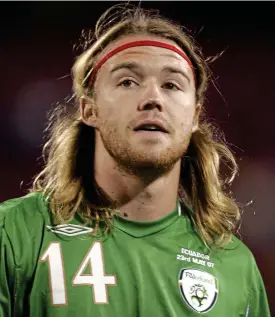  ??  ?? One-cap wonder: Joseph Lapira played for Ireland against Ecuador