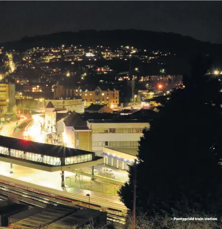  ??  ?? Pontypridd train station