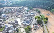  ?? FOTO: CHRISTOPH REICHWEIN ?? Die Bilder der Verwüstung­en, die das Hochwasser der Ahr in dem Eifel-Ort angerichte­t hat, schockiert­en auch die Trossinger.