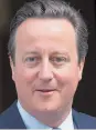  ??  ?? David Cameron