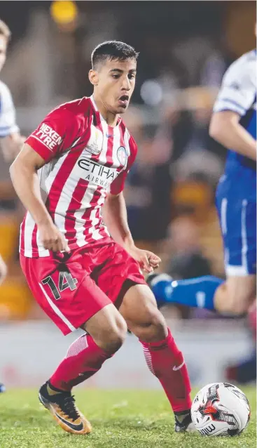  ?? Picture: GETTY IMAGES ?? GAME CHANGER: Daniel Arzani of Melbourne City, pictured in FFA Cup action in August, impressed in his influentia­l cameo against Wellington on Saturday.