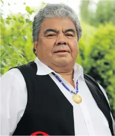  ??  ?? Miles Richardson, the former president of Haida Nation, is one of five candidates running for AFN chief, and the only one from British Columbia.