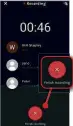  ??  ?? As people join your recording, their names will appear in the app. Tap Finish Recording to save your podcast