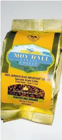  ?? ?? A package of Moy Hall Estate Coffee.