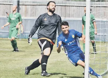  ??  ?? Dan Clements has scored in back-to-back home games for Peterborou­gh Sports.