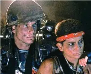  ??  ?? Sci-fi role: Bill Paxton, left, in sequel Aliens