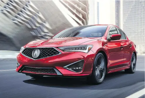  ?? — ACURA ?? The Acura ILX ups its game with a major refresh for 2019, updating both the styling and the safety tech.