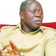  ??  ?? Adams Oshiomhole, APC National Chairman