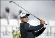  ?? WILFREDO LEE — THE ASSOCIATED PRESS ?? Adam Scott, of Australia, tees off on the 17th tee during the first round of the Honda Classic golf tournament, Thursday in Palm Beach Gardens, Fla.