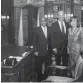  ?? — AP ?? US vice- president Joe Biden, Indian American Frank Islam and his wife Debbie Driesman stand near the replica of the presidenti­al desk at his mansion in Potomac, a suburb in Washington DC.