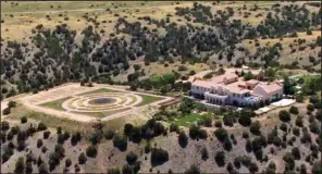  ?? AP/KRQE ?? Jeffrey Epstein’s Zorro Ranch in Stanley, N.M., shown Monday, is one of several properties owned by the billionair­e financier. “Little is known or said about Epstein’s business except this: He manages money for the extremely wealthy,” the Palm Beach Post reported in 2006 after Epstein’s legal troubles began there. “He is said to handle accounts only of $1 billion or greater.”